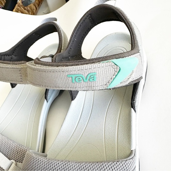 Teva Women’s Tirra CT Sandals Gray Aqua Active Comfort Hiking Summer NWOT 8 39 - Picture 2 of 12